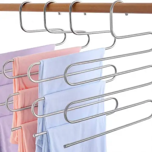 5 Katlı Pantolon Eşarp Askısı Metal Egonex