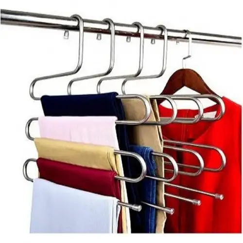 5 Katlı Pantolon Eşarp Askısı Metal Egonex