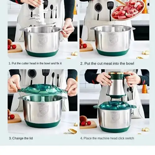 5 Litre 5 Bıçaklı Blender Kıyma Dograyıcı Robot Rondo
