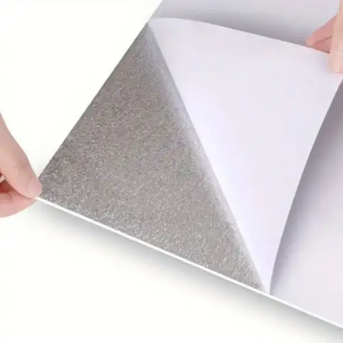 6 Adet Yapışkanlı Beyaz Mermer Desenli Sticker 30x30 cm