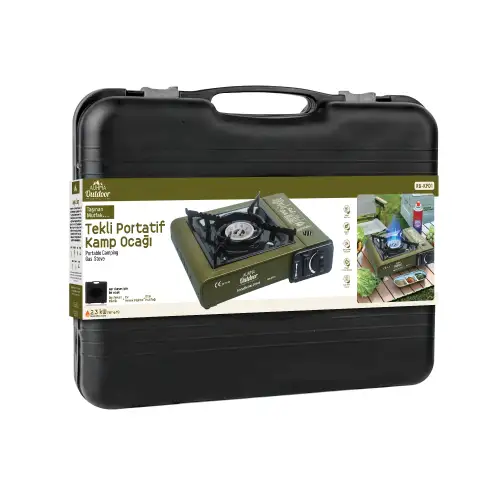 Auhma Outdoor Rb-kf01 ( 2.3kw ) ( Renkli ) Tekli Portatif Kamp Ocak ( Plastik Çantalı )*6