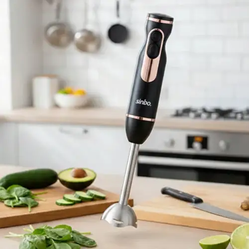 Yenii Sinbo Shb-7513 ( Siyah - Gümüş ) El Blender (buz Kırıcı)*12