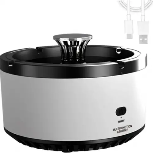 Koku Önleyici Ve Duman Çeken Şarjlı Küllük Egonex