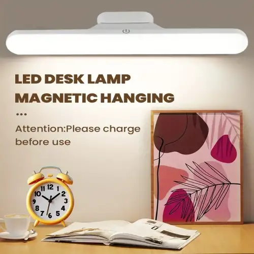 Cabınet Şarjlı Kolay Taşınabilir Mıknatıslı Led Işık Kablosuz Kademeli 3 Renk Aplik