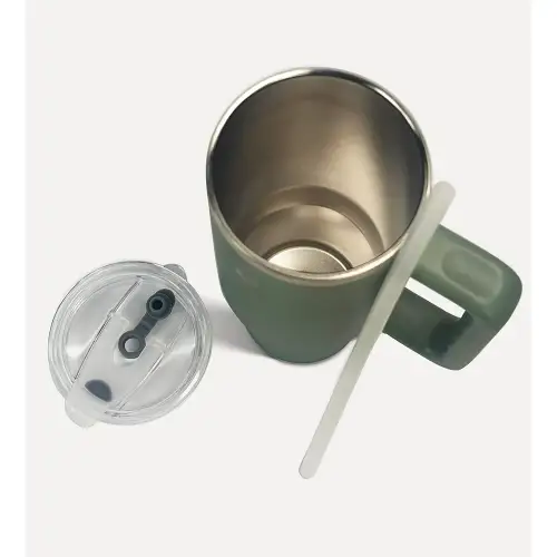 Penguin Termos Pipetli Termos Bardak 900 ml Paslanmaz Çelik YEŞİL