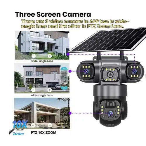 Solar Güneş Enerjili, 4G Destekli Akıllı Dış Mekan Kamerası v380 pro CMR50