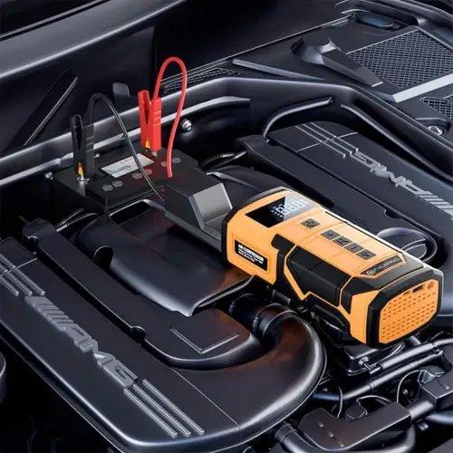 4in1 10.000mAh Akü Takviyeli, Powerbanklı Reflektörlü