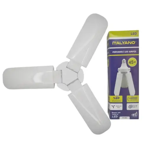 Italyano E27 45W Kanatlı Led Ampul