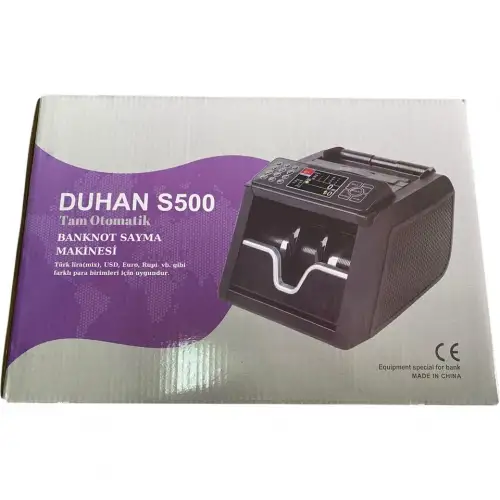 Para Sayma Makinası S500 Sesli Karışık Döviz Sayma