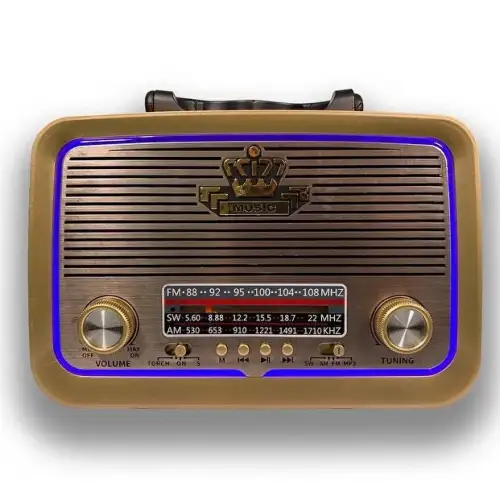 Ahşap Görünümlü Nostaljik Radyo Yage YG-300