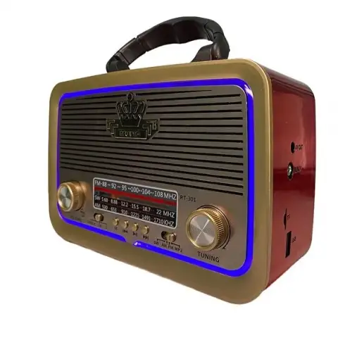 Ahşap Görünümlü Nostaljik Radyo Yage YG-300