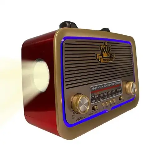 Ahşap Görünümlü Nostaljik Radyo Yage YG-300
