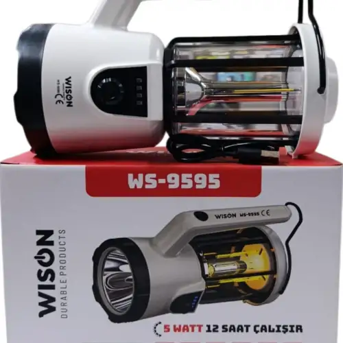 Wison WS-9595 Profesyonel El Feneri & Kamp Lambası | 5W