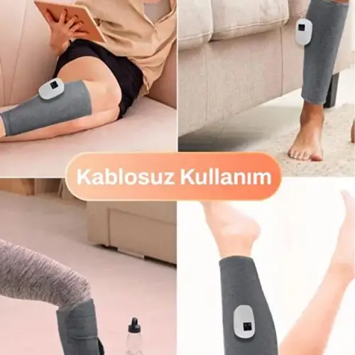 Egonex Şarjlı,Isıtmalı ve Sıkma Diz ve Baldır Masaj Aleti