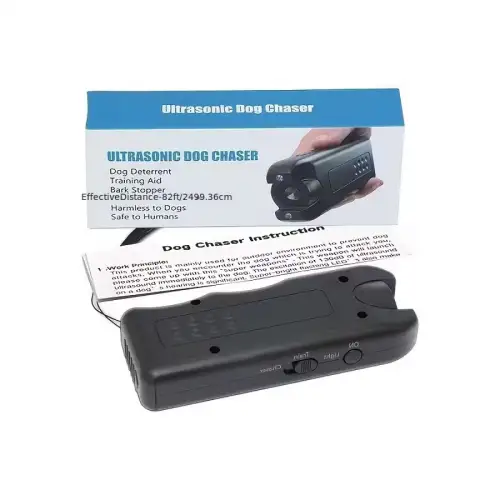 Ultrasonik Köpek Kovucu Menzilli Havlama Önleyici ve Eğitim Yardımcısı