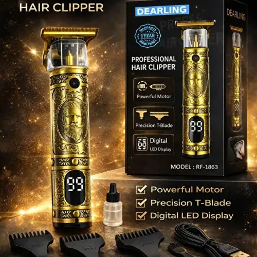 Şarjlı Kablosuz Saç ve Sakal Kesme Makinesi RF-1865