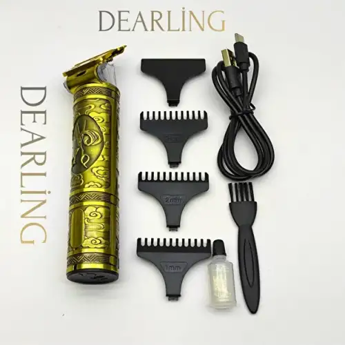 Dearling RF-1867 Profesyonel Saç ve Sakal Tıraş Makinesi - Dijital Göstergeli, Retro Tasarım