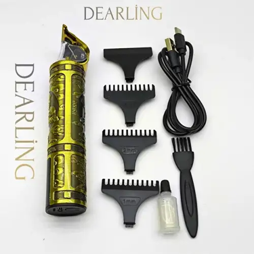 Dearling RF-1867 Profesyonel Saç ve Sakal Tıraş Makinesi - Dijital Göstergeli, Retro Tasarım