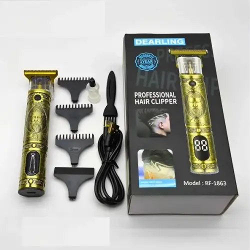 Kablosuz Şarjlı Saç ve Sakal Kesme Makinesi RF-1863