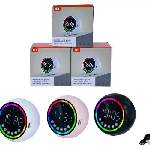 PL-4652 Platoon Dijital Saat + SD + Bluetooth Hoparlör