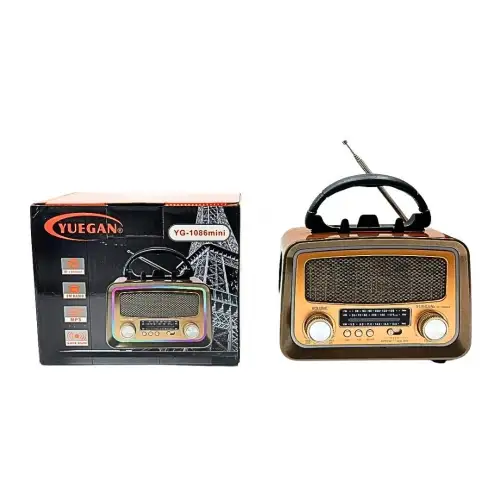 Güneş Enerjili Fenerli Nostaljik Radyo Usb Sd Bluetooth YUEGAN