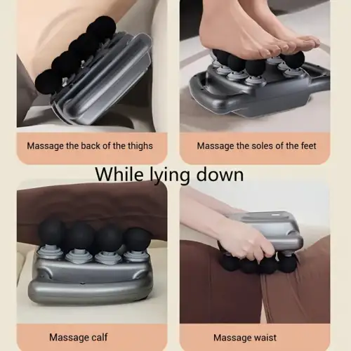 8 Başlıklı Şarjlı Isıtmalı Masaj Aleti