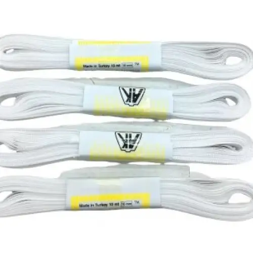 Akel ( 1cmx10mt ) ( Poşetli ) ( Beyaz ) Kurdele*10x100