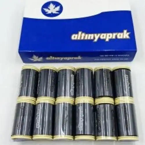 Altınyaprak ( 12pcs ) ( Siyah ) ( 100 Mt ) Dikiş İplik*240