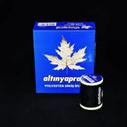 Altınyaprak ( 6pcs ) ( Siyah ) ( 900 Mt ) Dikiş İplik*100