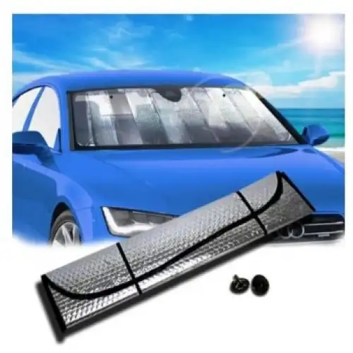 Araba Ön Cam Güneşliği 130*60 cm Parlak