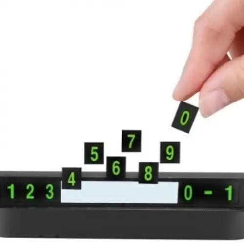 Araç Torpido Üstü Aç Kapa Numaratör Turuncu Kutu