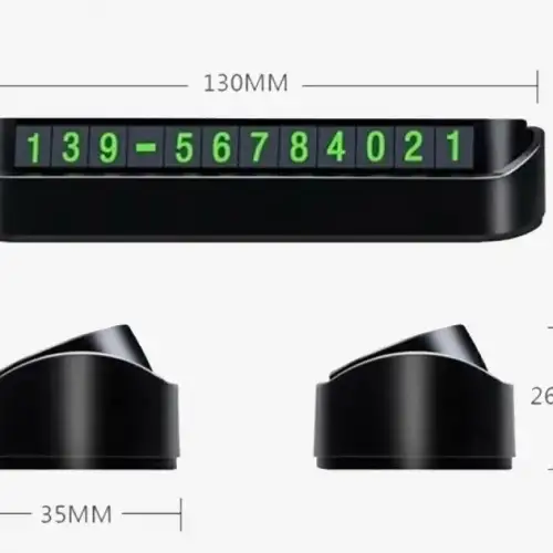 Araç Torpido Üstü Aç Kapa Numaratör Turuncu Kutu