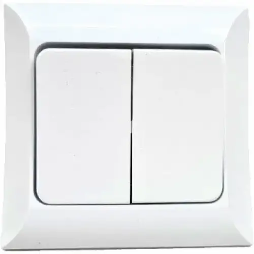 Atom Komitatörlü 2li Anahtar Priz*12x10