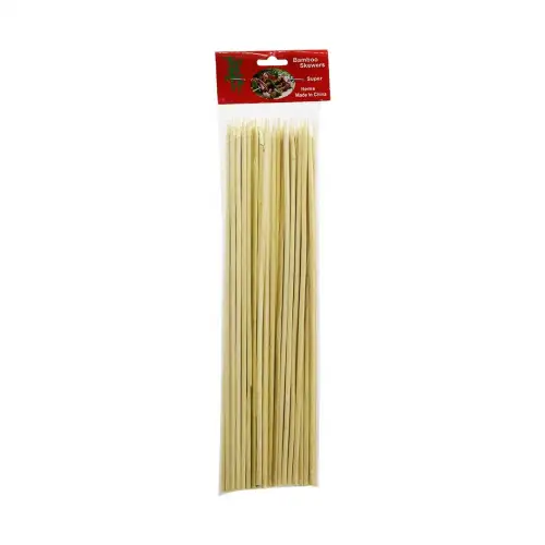 BAMBOO SKEWERS YLMZ-ÇPŞ-06 ( KALIN ) ( 30CM ) AHŞAP ÇÖP ŞİŞ ( 45PCS ±5 )*10X20