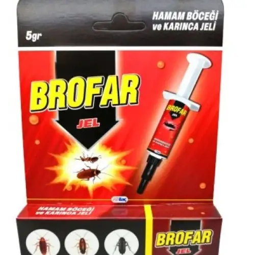 Brofar ( Jel ) Şırınga Modeli ( Hamamböceği & Karınca ) 5gr.*12x8