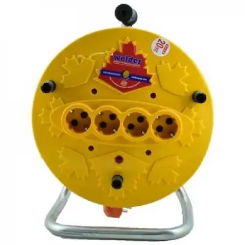 Cca Ct Welder ( 20mt ) Makaralı Uzatma Kablo 3x1.5mm*4