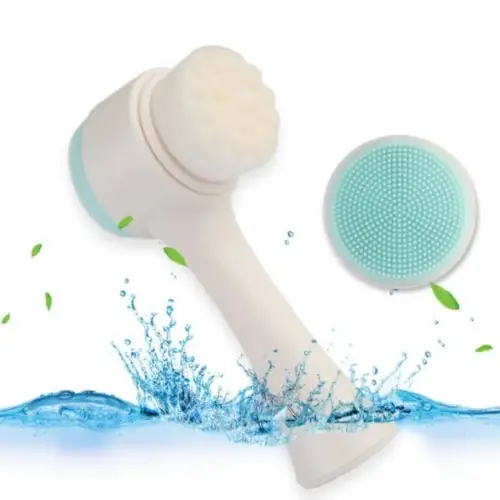 Çift Taraflı 3d Yumuşak Yüz Bakım Fırçası