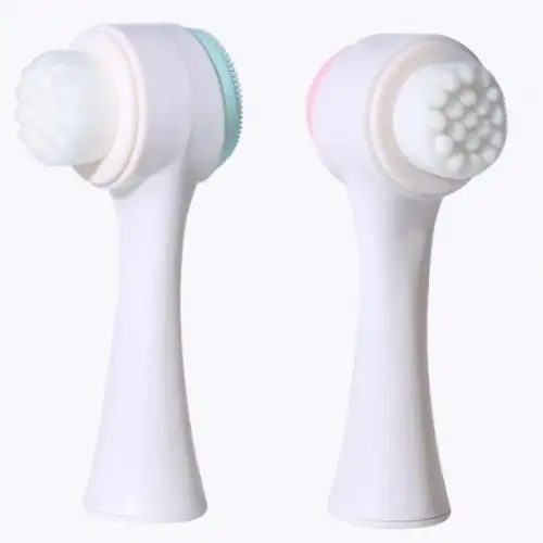 Çift Taraflı 3d Yumuşak Yüz Bakım Fırçası