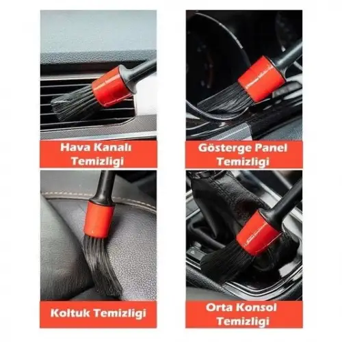 Cm-235 Araba Temizlik Detay Fırçası 5li Set