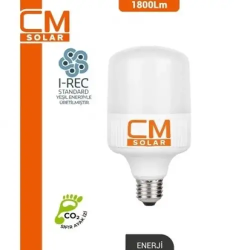 Cmsolar Led Torch Ampul 20w E27 Duy 6500k Beyaz Işık 1800 Lümen