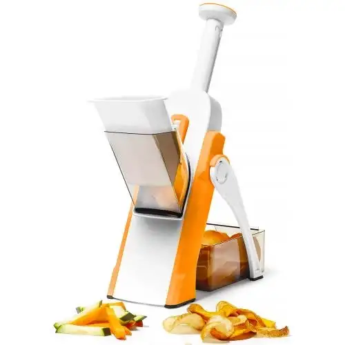 Çok Amaçlı Basmalı Sebze Dilimleyici Doğrayıcı Mandolin Brava Spring Slicer Kitchenmate