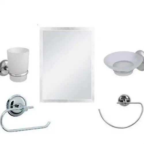 Delux-230 ( 5 Parça ) Kromaks Home Ayna Seti*6=k