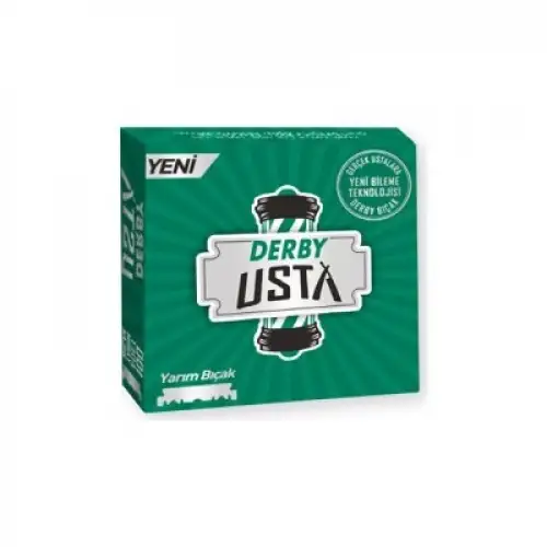 Derby Usta Berber ( Yarım & Kırık ) Jilet ( 100pcs )*1x50