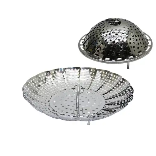 Dmr Home Dmr-1338 ( Metal ) Buharda Sebze Pişirici Sepet & Haşlama Aparatı ( 14--22cm )*200