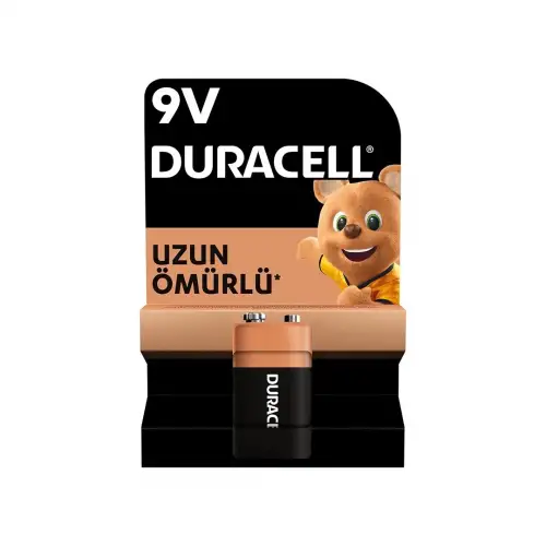 Duracell 9v Pil ( Tekli )*10
