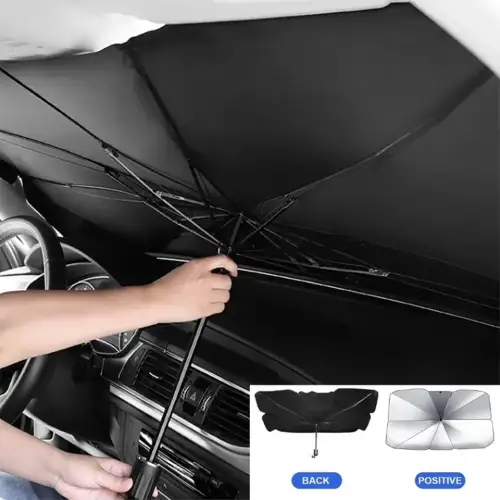 Egonex Araba Oto Şemsiyesi Toptan Araba Ön Cam Güneşliği Şemsiye