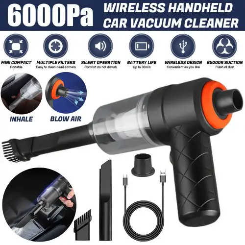 Egonex Araç Oto Şarjlı Süpürge