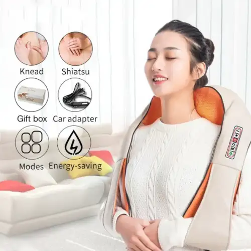 Egonex Darbeli Boyun Ve Omuz Masaj Şalı