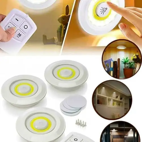 Egonex Kumandalı Lamba Seti 3 Adet