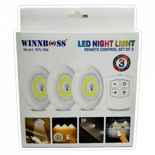 Egonex Kumandalı Lamba Seti 3 Adet